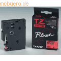 Schriftbandkassette Brother 12mm TZ-431 rot/schwarz