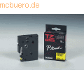 Schriftbandkassette Brother 9mm TZ-621 gelb/schwarz